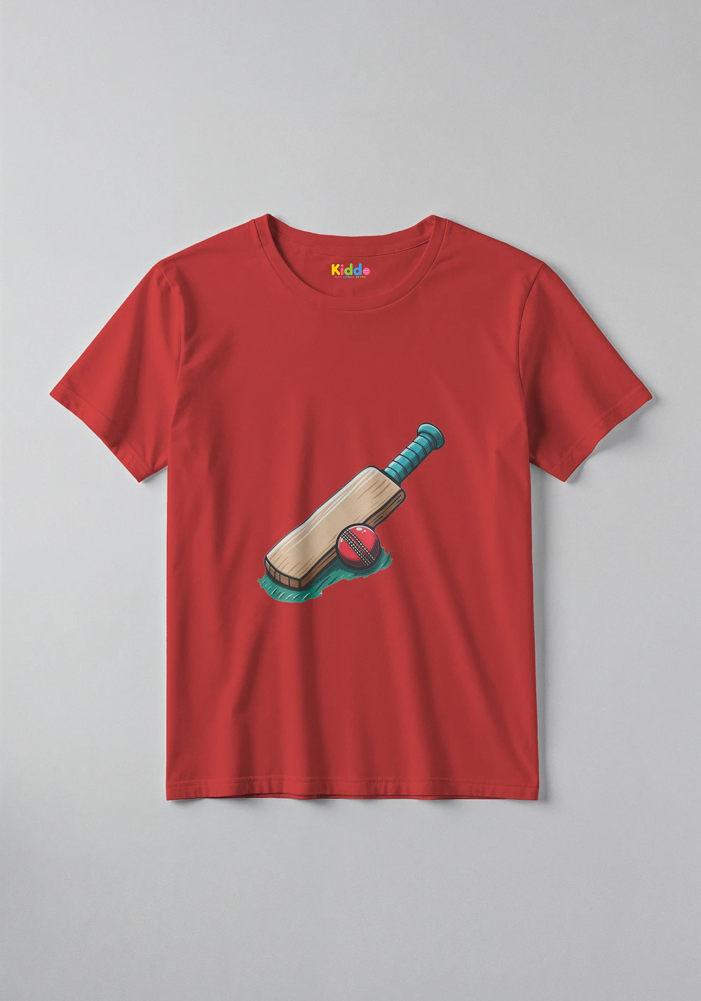 Bat Ball Champion Tee – Kids Sports Graphic T-Shirt - Image 2