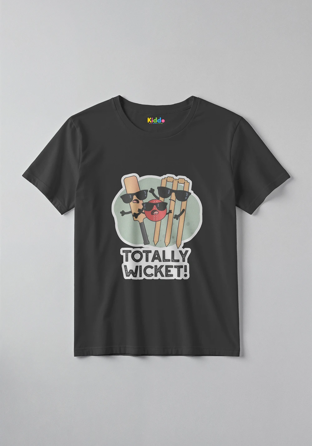 Total Wicket Cricket Kids Graphic T-Shirt – Cricket Sports Tee for Boys & Girls - Image 6
