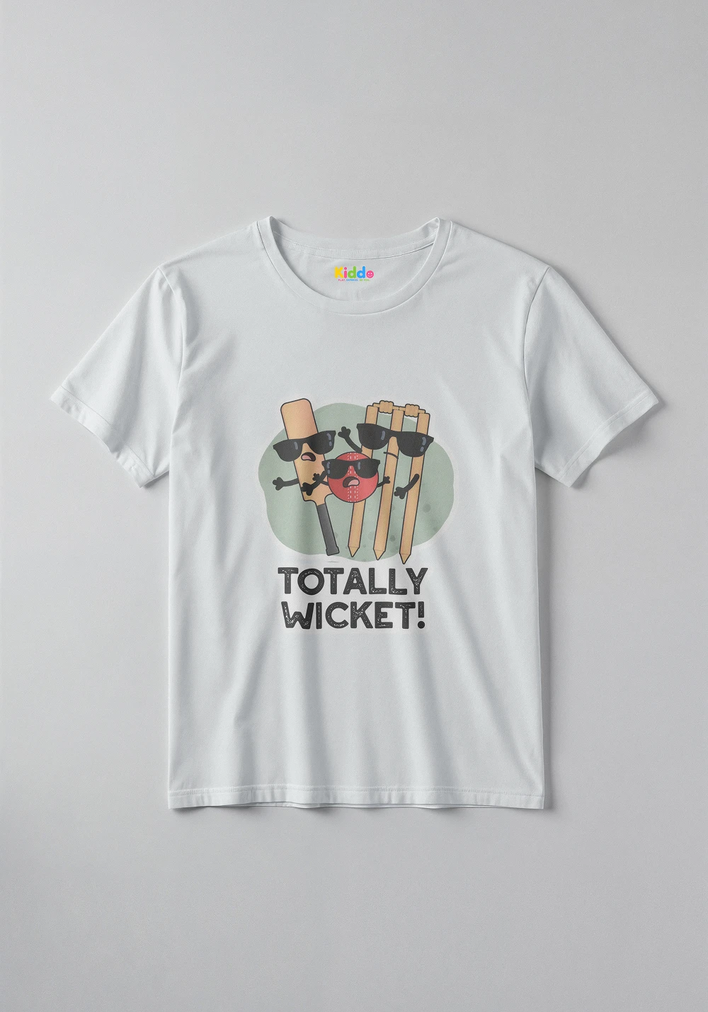 Total Wicket Cricket Kids Graphic T-Shirt – Cricket Sports Tee for Boys & Girls - Image 3