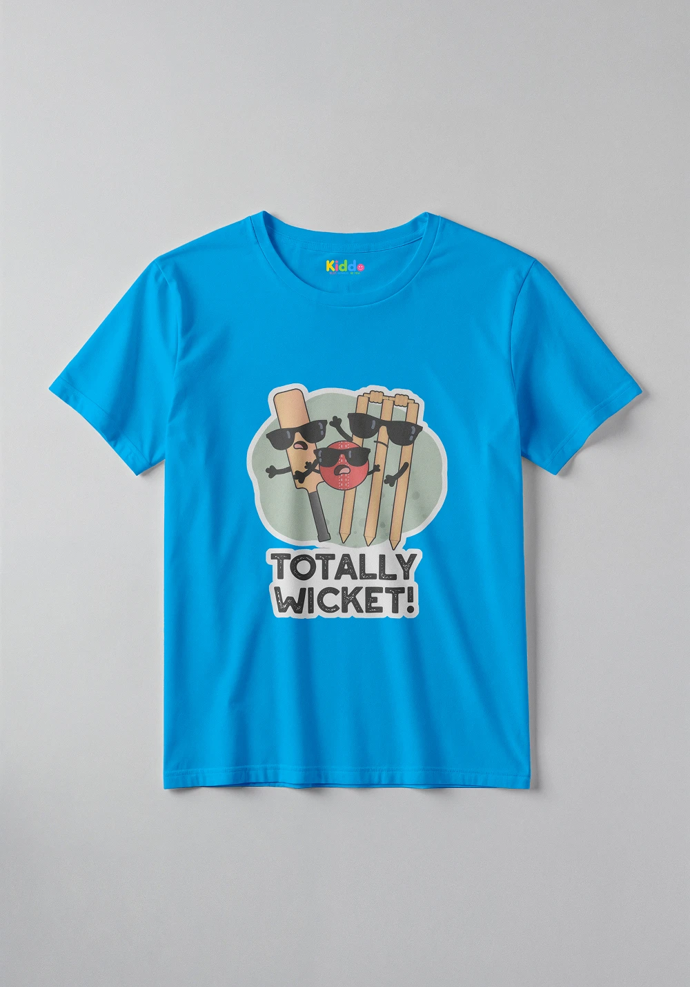 Total Wicket Cricket Kids Graphic T-Shirt – Cricket Sports Tee for Boys & Girls - Image 2