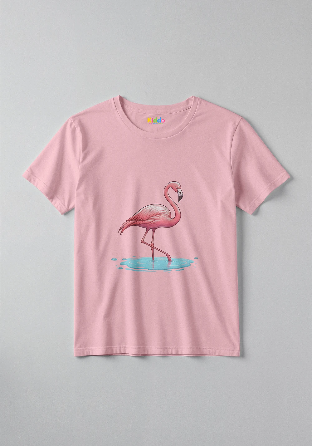Pink Flamingo Style Kids Graphic T-Shirt – Cute Tropical Fashion Tee for Boys & Girls