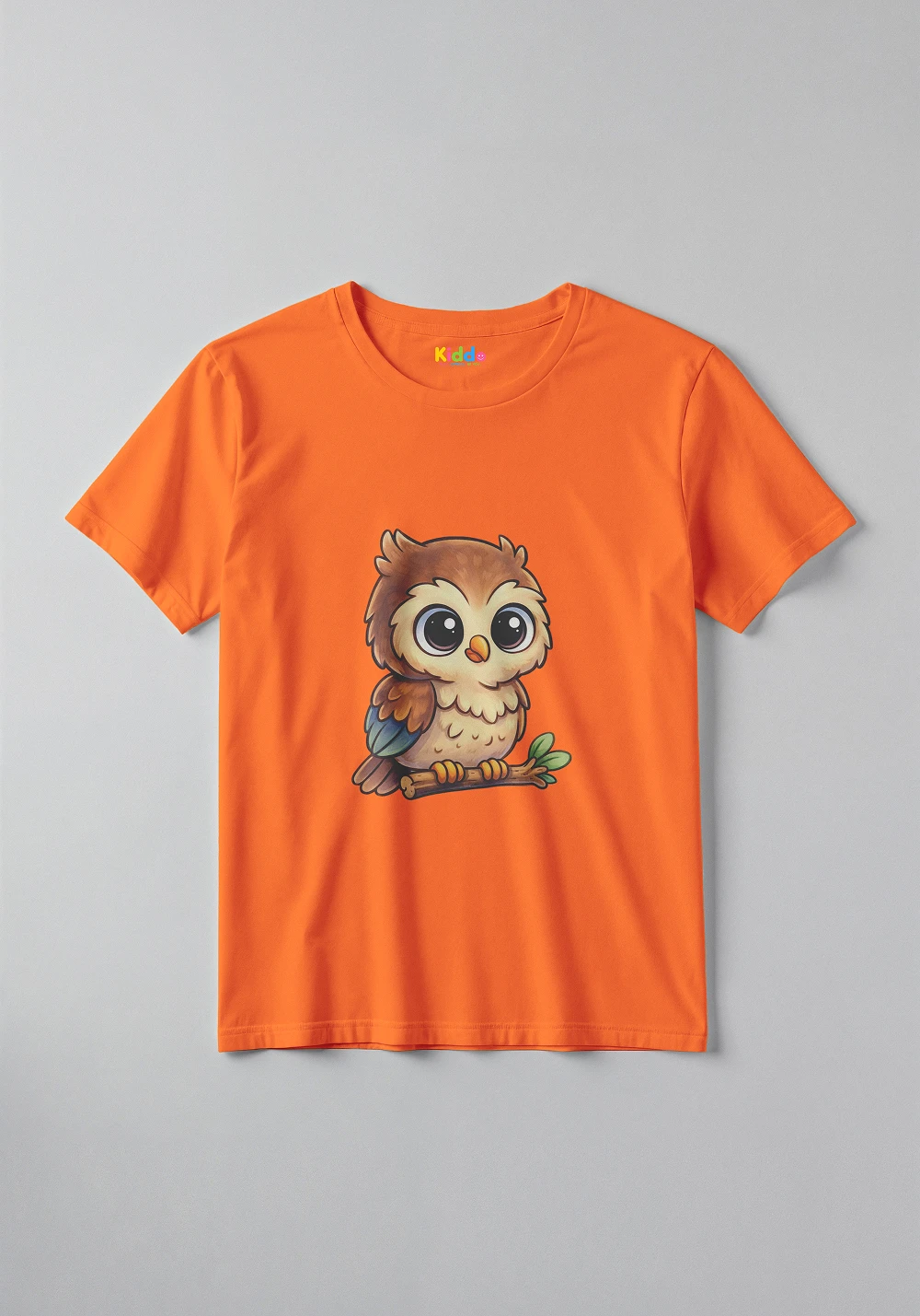 Wise Owl Cartoon Kids Graphic T-Shirt – Cute Animal Learning Tee for Boys & Girls