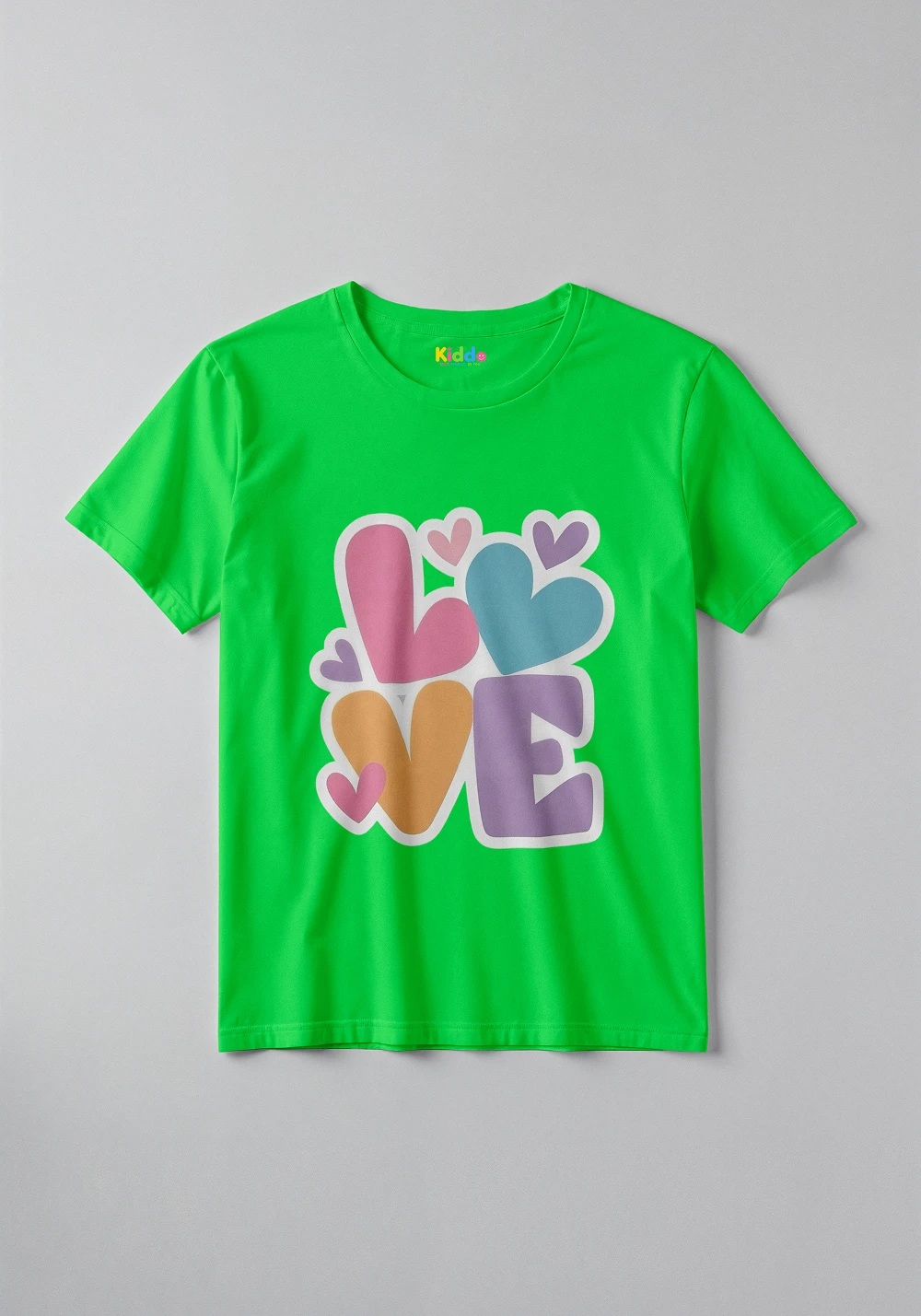 Love Heart Graphic Kids T-Shirt – Cute Romantic Style Tee for Boys & Girls - Image 10