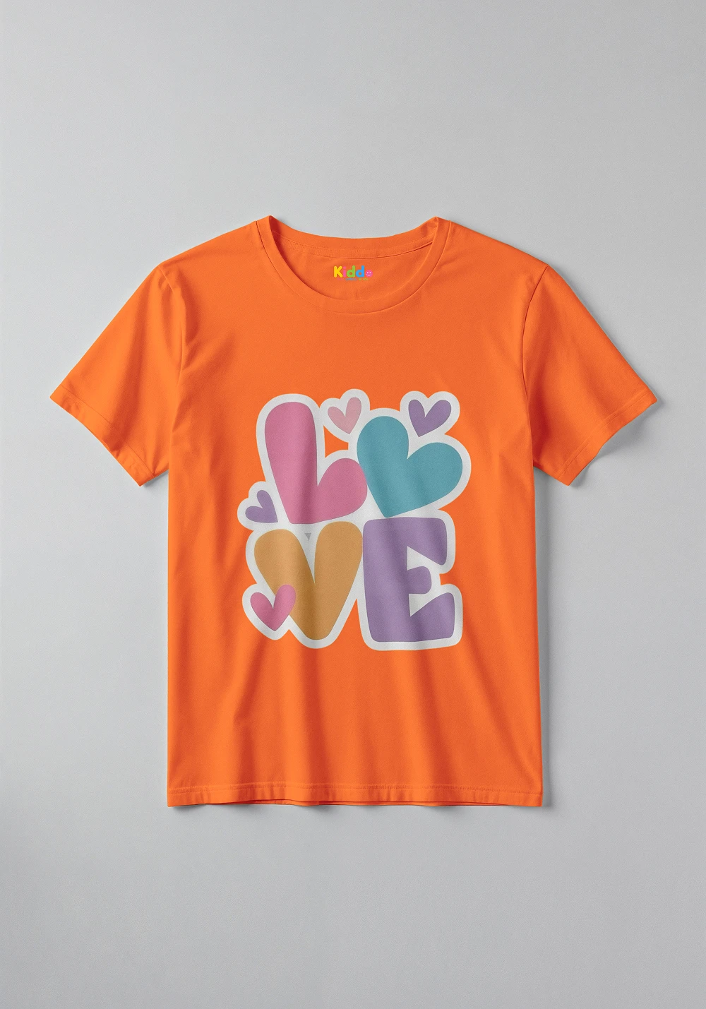 Love Heart Graphic Kids T-Shirt – Cute Romantic Style Tee for Boys & Girls - Image 9