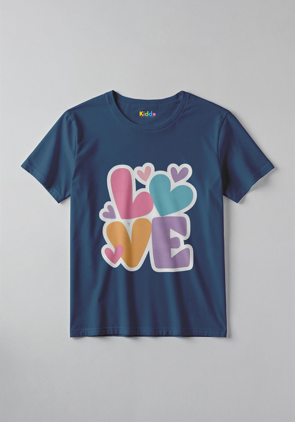 Love Heart Graphic Kids T-Shirt – Cute Romantic Style Tee for Boys & Girls