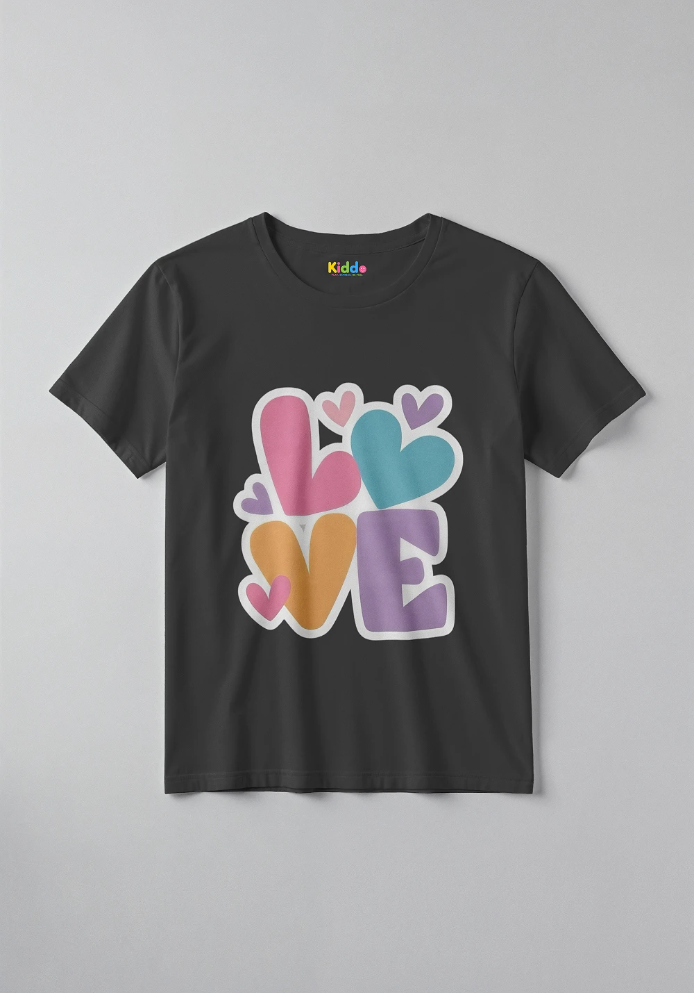 Love Heart Graphic Kids T-Shirt – Cute Romantic Style Tee for Boys & Girls - Image 7