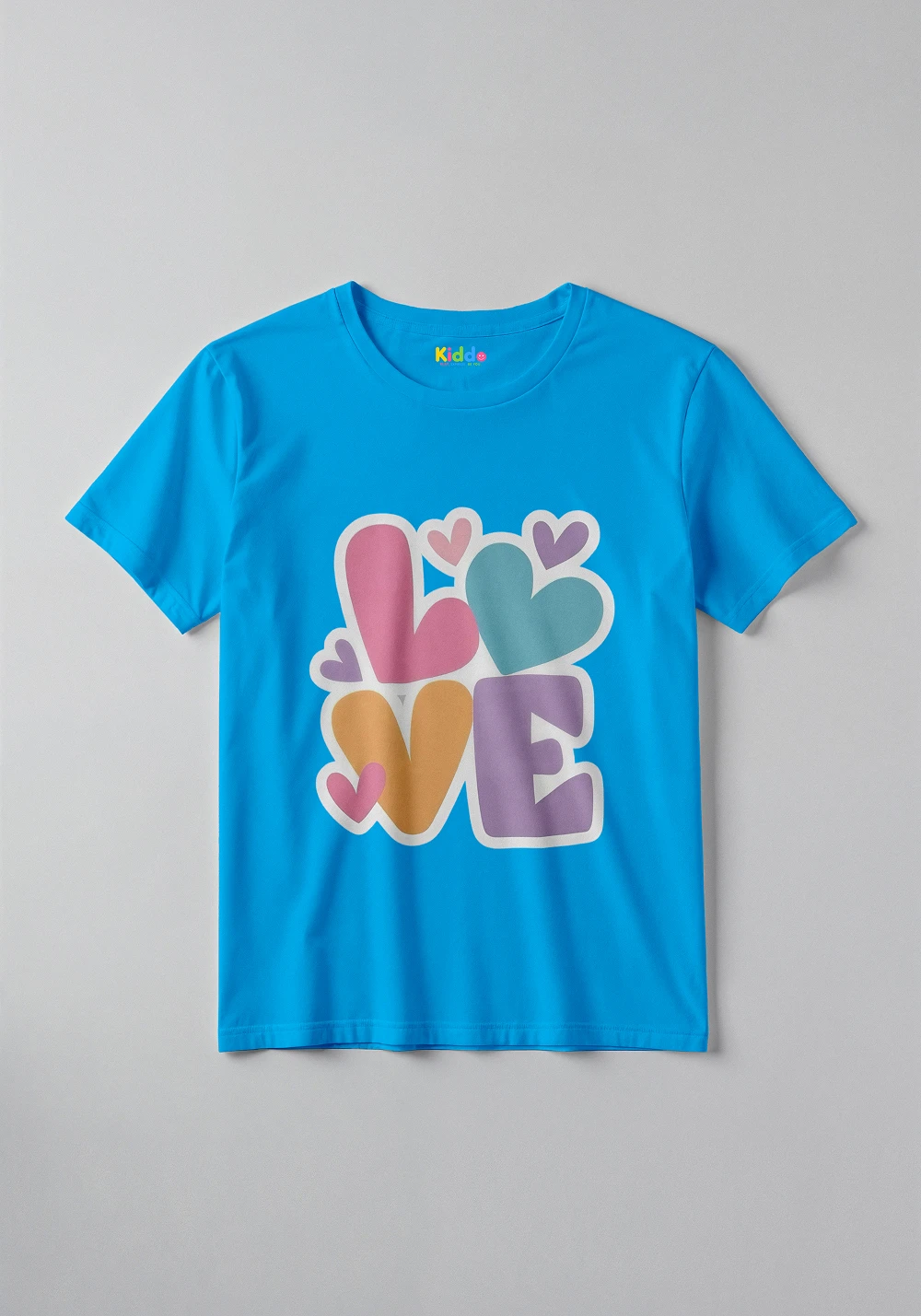 Love Heart Graphic Kids T-Shirt – Cute Romantic Style Tee for Boys & Girls - Image 3
