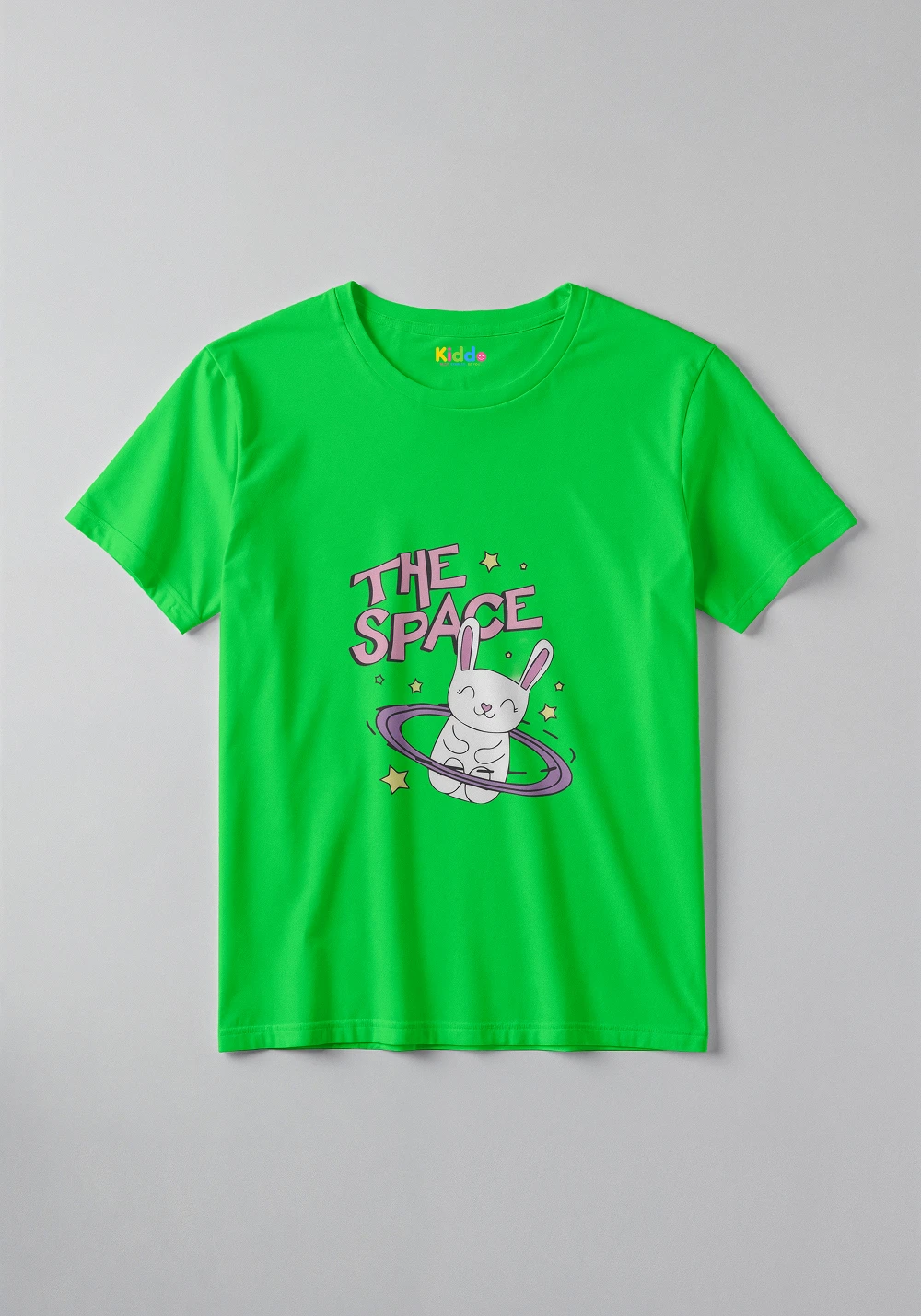 Space Bunny Cartoon Kids Graphic T-Shirt – Cute Galaxy Animal Tee for Boys & Girls - Image 8