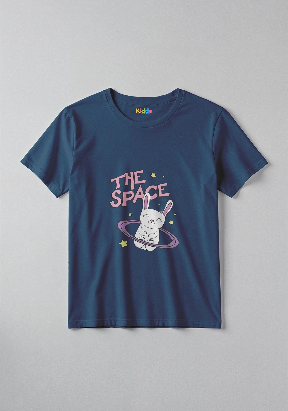 Space Bunny Cartoon Kids Graphic T-Shirt – Cute Galaxy Animal Tee for Boys & Girls - Image 6