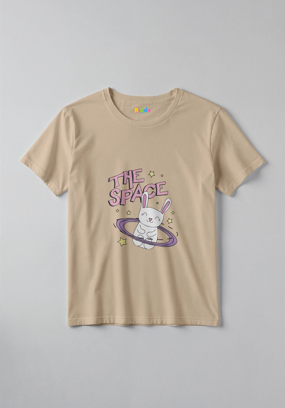 Space Bunny Cartoon Kids Graphic T-Shirt – Cute Galaxy Animal Tee for Boys & Girls - Image 5
