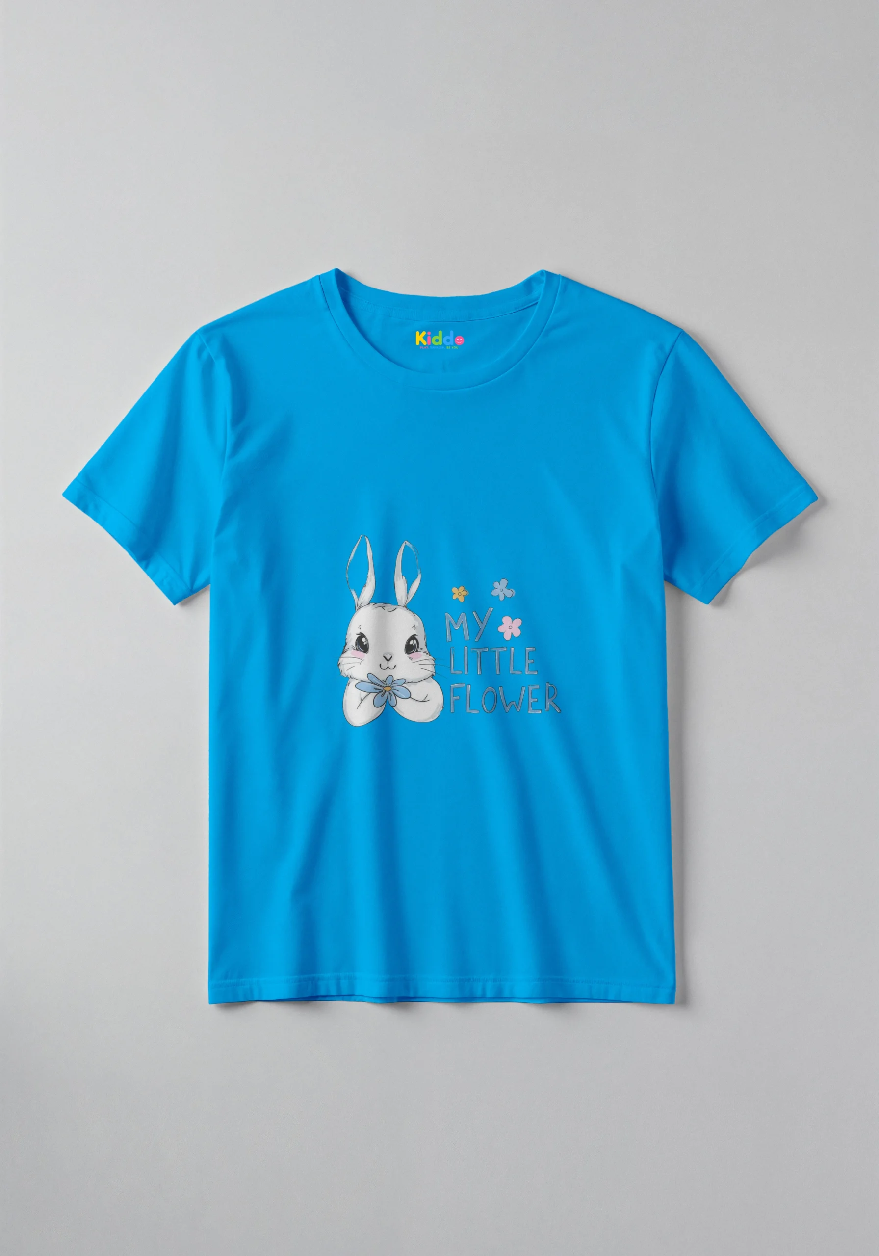 Little Flower Kids Graphic T-Shirt – Cute Floral Tee for Girls & Boys - Image 3