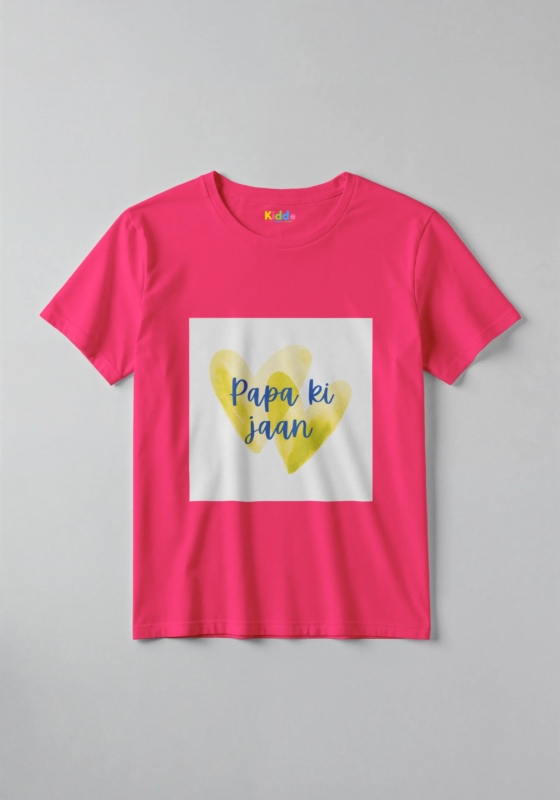 Papa Blue Family Tee – Kids Graphic T-Shirt - Image 8
