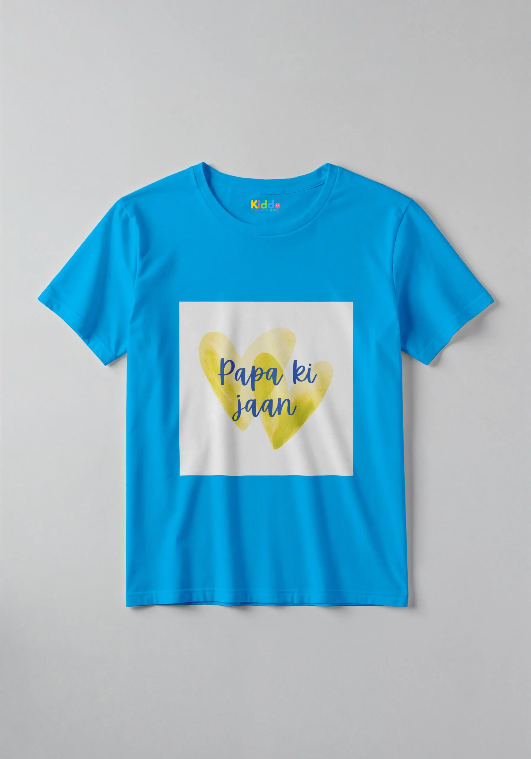 Papa Blue Family Tee – Kids Graphic T-Shirt - Image 10