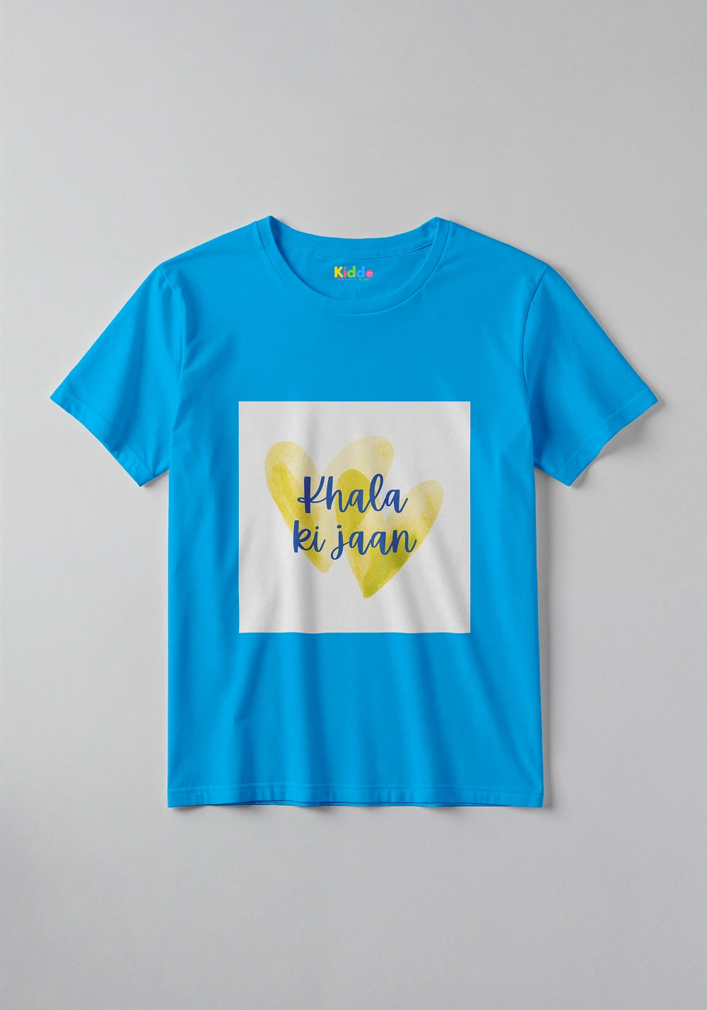 Khala Blue Family Kids Graphic T-Shirt – Cute Family Matching Tee for Boys & Girls - Image 2