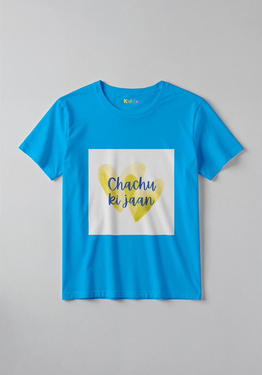 Chachu Blue Family Kids Graphic T-Shirt – Cute Family Bond Tee for Boys & Girls - Image 2