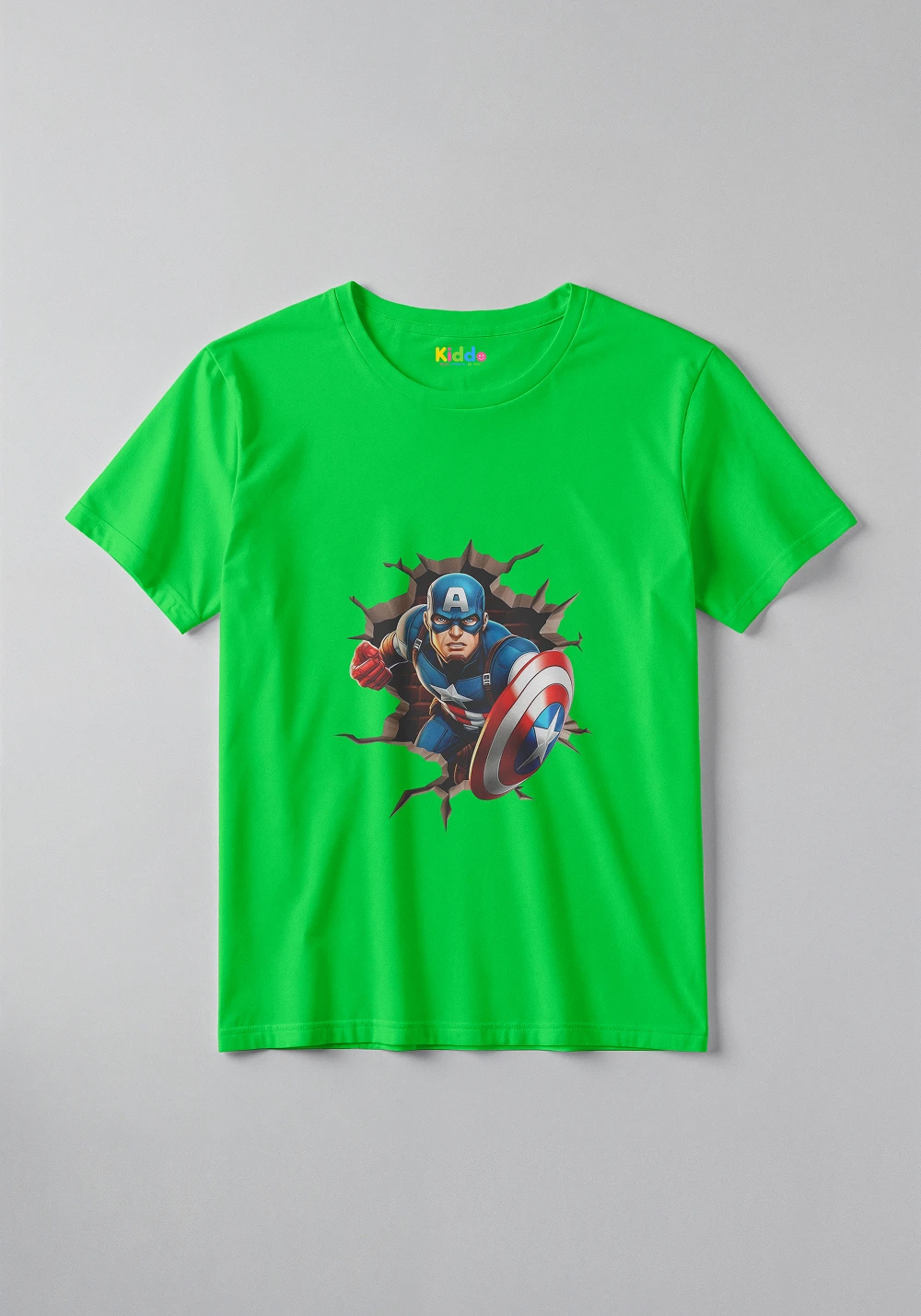 Captain America Hero Kids Graphic T-Shirt – Superhero Marvel Style Tee for Boys & Girls