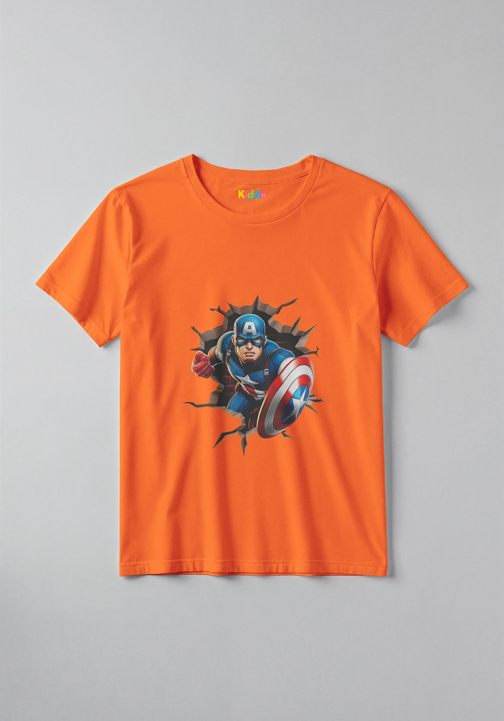 Captain America Hero Kids Graphic T-Shirt – Superhero Marvel Style Tee for Boys & Girls - Image 11