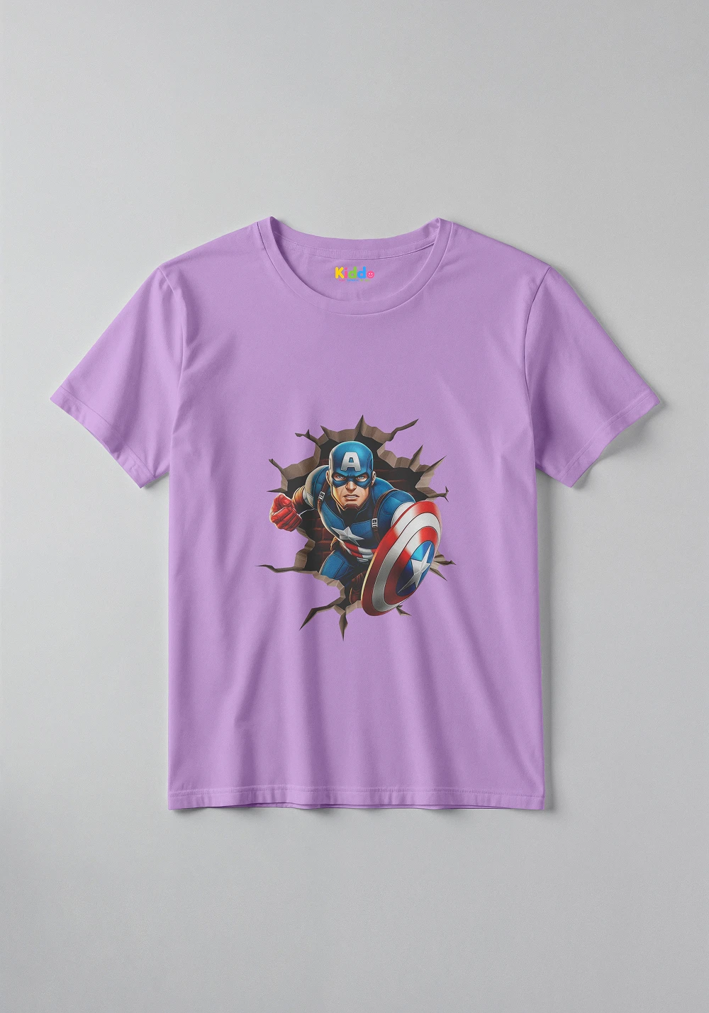 Captain America Hero Kids Graphic T-Shirt – Superhero Marvel Style Tee for Boys & Girls - Image 6
