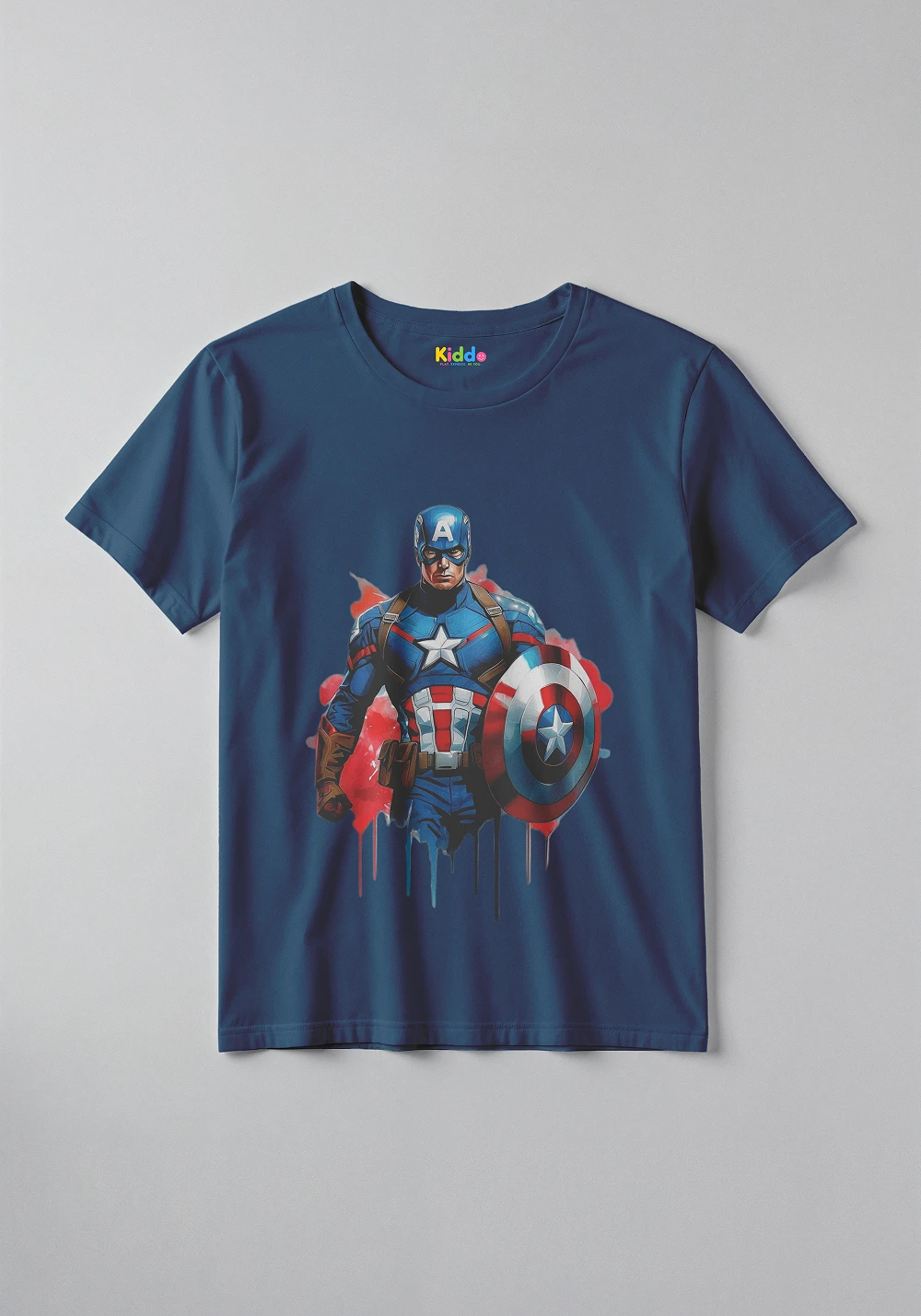 Captain America Shield Kids Graphic T-Shirt – Superhero Shield Design Tee for Boys & Girls - Image 8