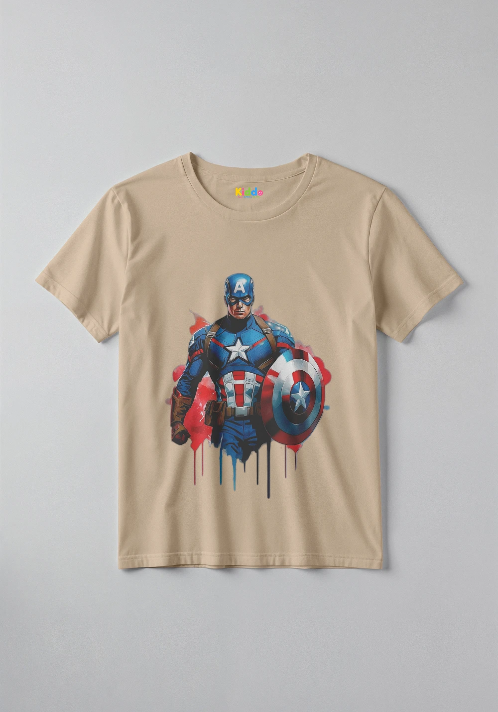 Captain America Shield Kids Graphic T-Shirt – Superhero Shield Design Tee for Boys & Girls - Image 7