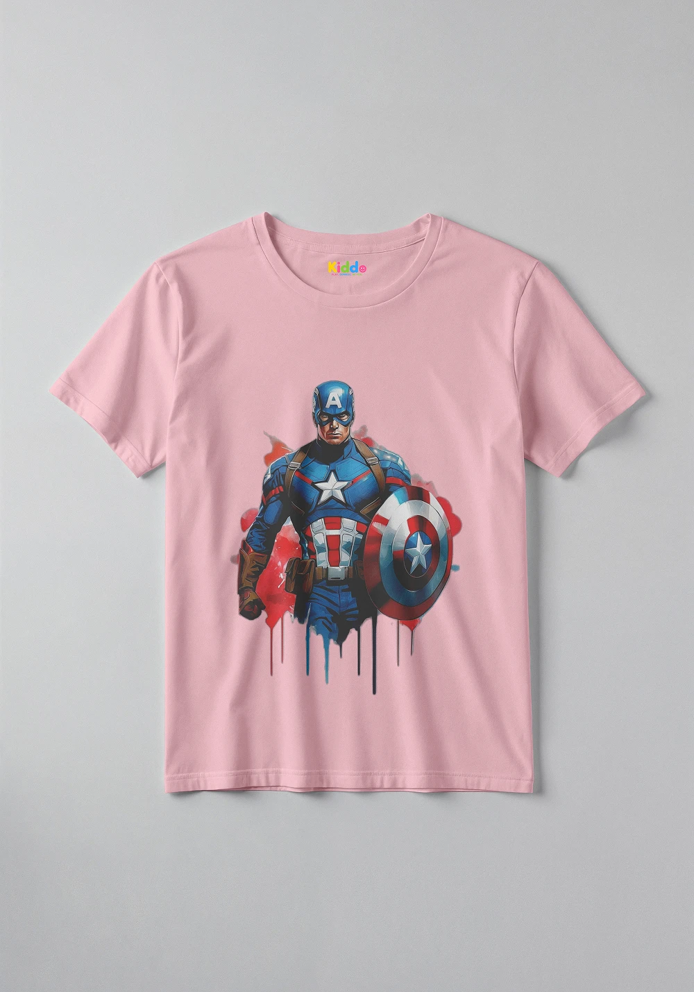Captain America Shield Kids Graphic T-Shirt – Superhero Shield Design Tee for Boys & Girls - Image 5