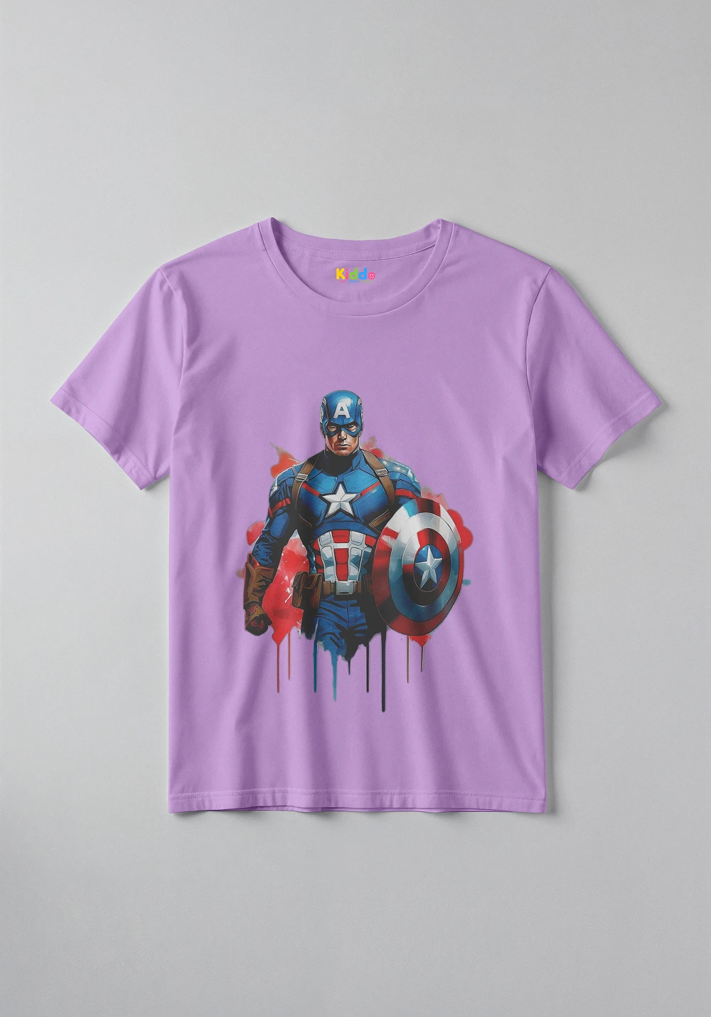 Captain America Shield Kids Graphic T-Shirt – Superhero Shield Design Tee for Boys & Girls