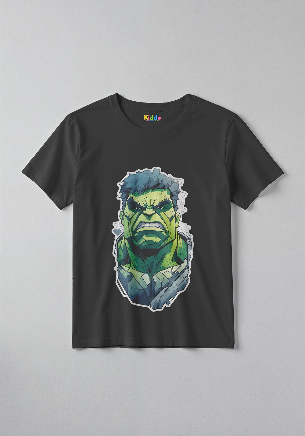 Hulk Art Graphic Kids T-Shirt – Stylish Superhero Smash Tee for Boys & Girls