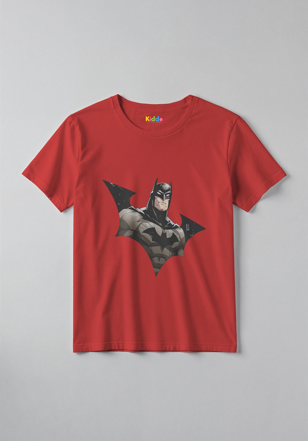 Batman Cutout Hero Tee – Kids Superhero Graphic T-Shirt