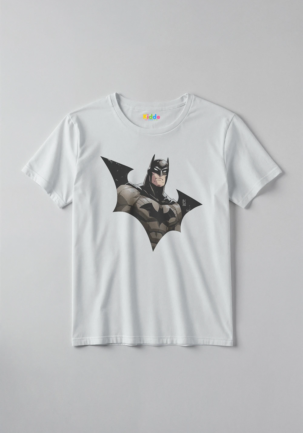 Batman Cutout Hero Tee – Kids Superhero Graphic T-Shirt - Image 3