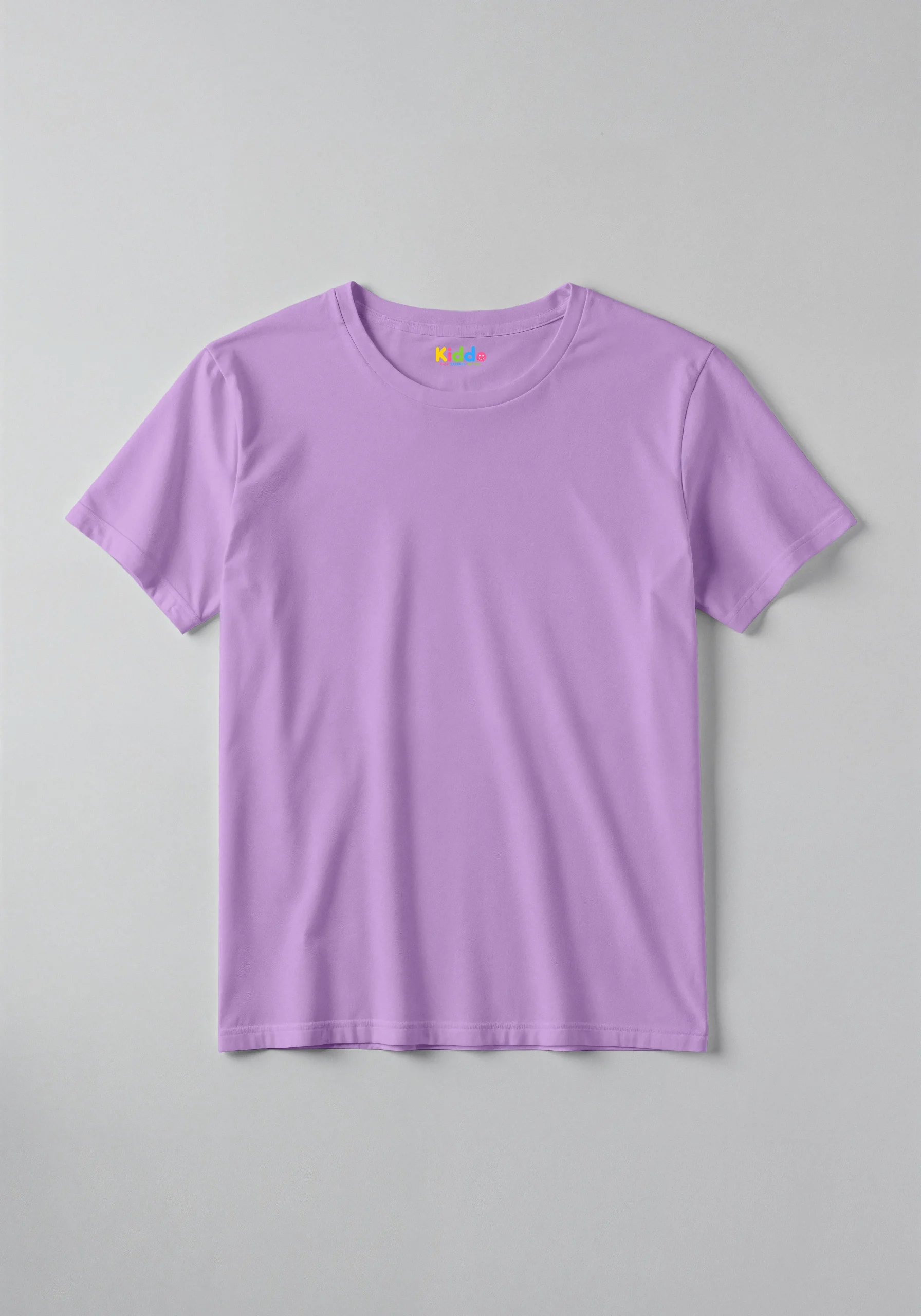 Plain Kids T-Shirt – Solid Lilac