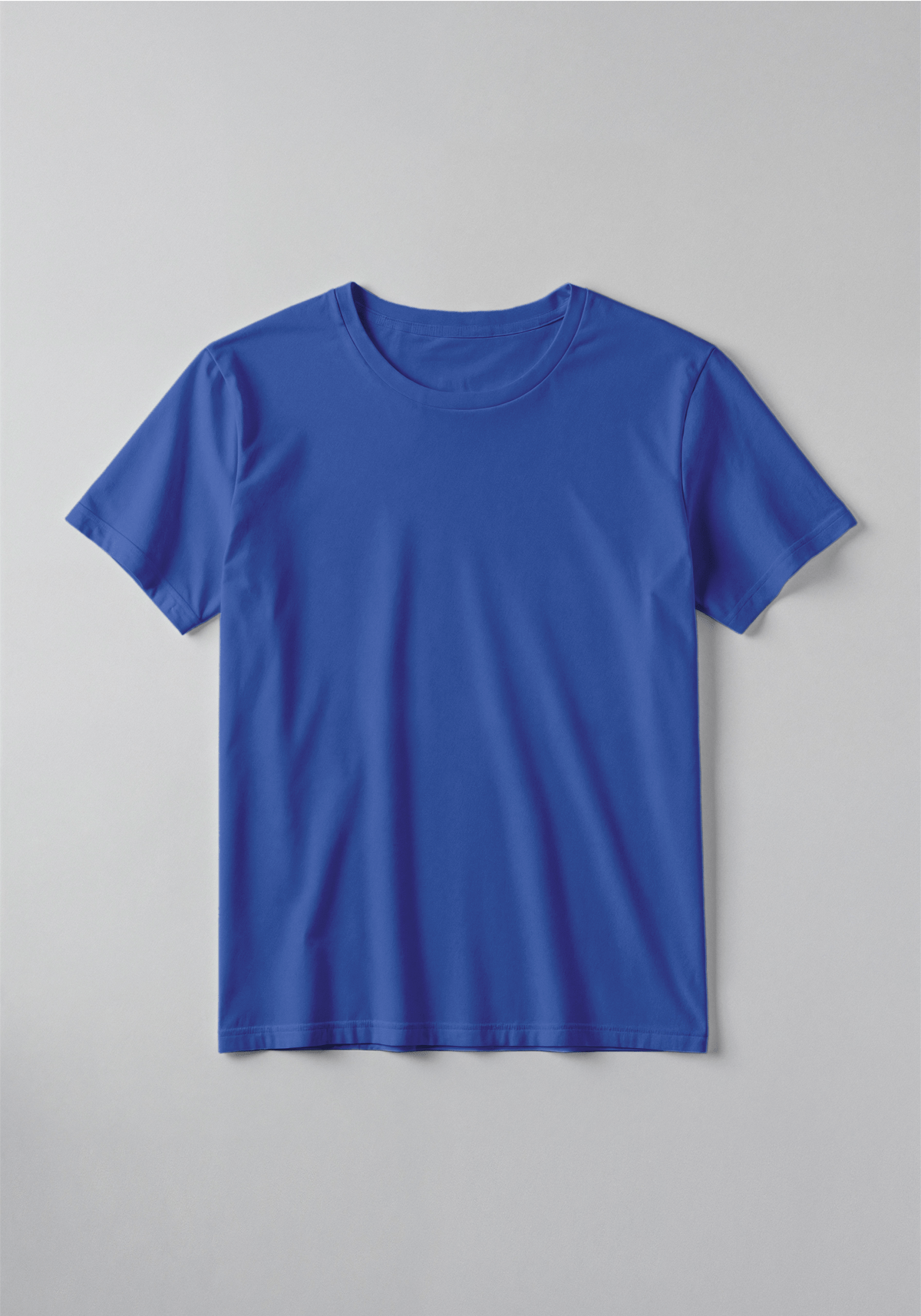 Kids Royal Blue Solid Cotton T-Shirt – Soft & Comfortable Everyday Tee