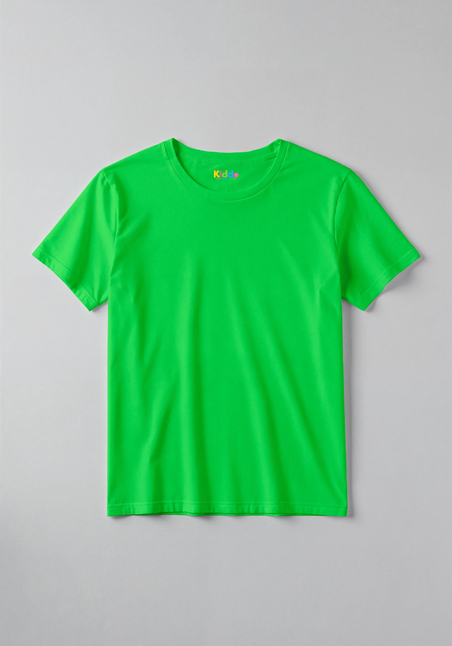 Plain Kids T-Shirt – Solid Green