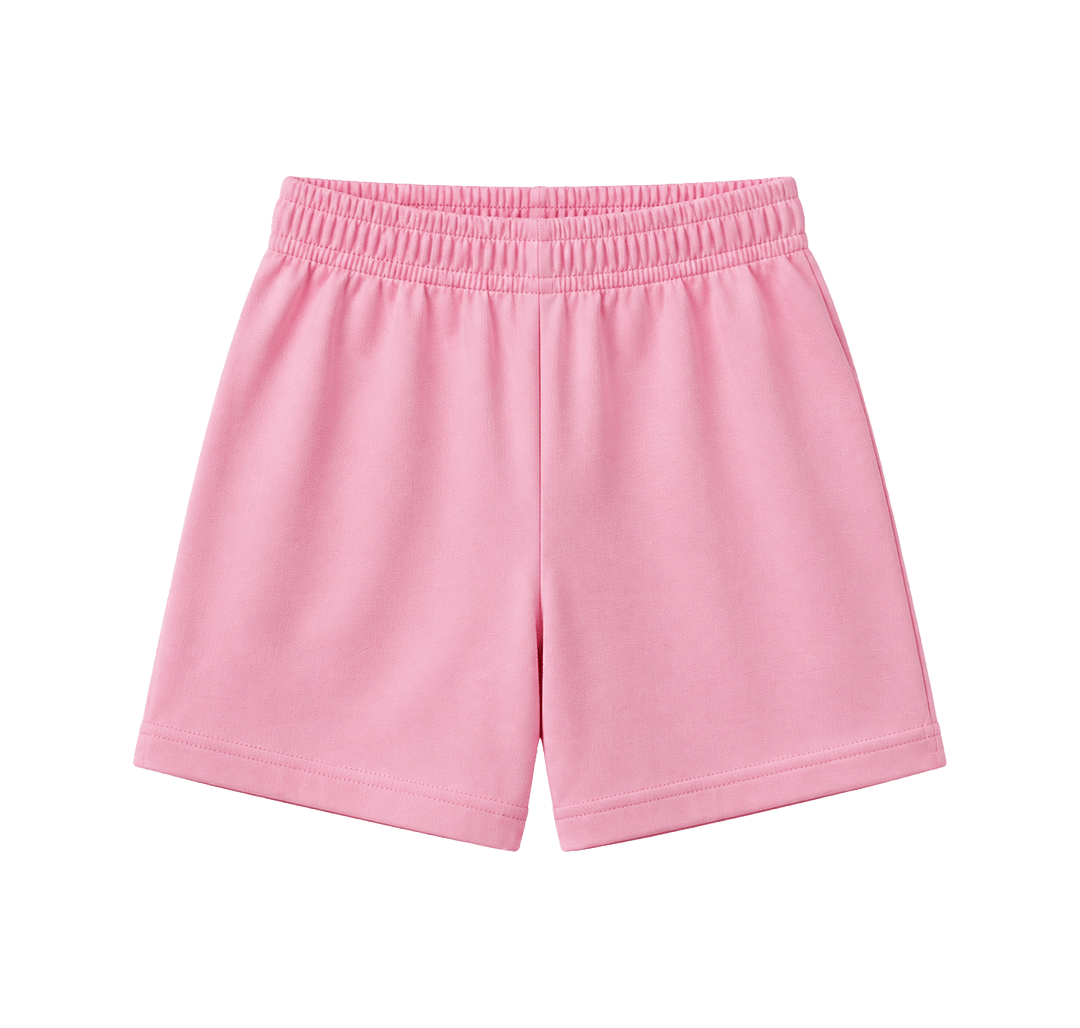 Kids Solid Color Casual Shorts – Soft & Comfortable Summer Shorts