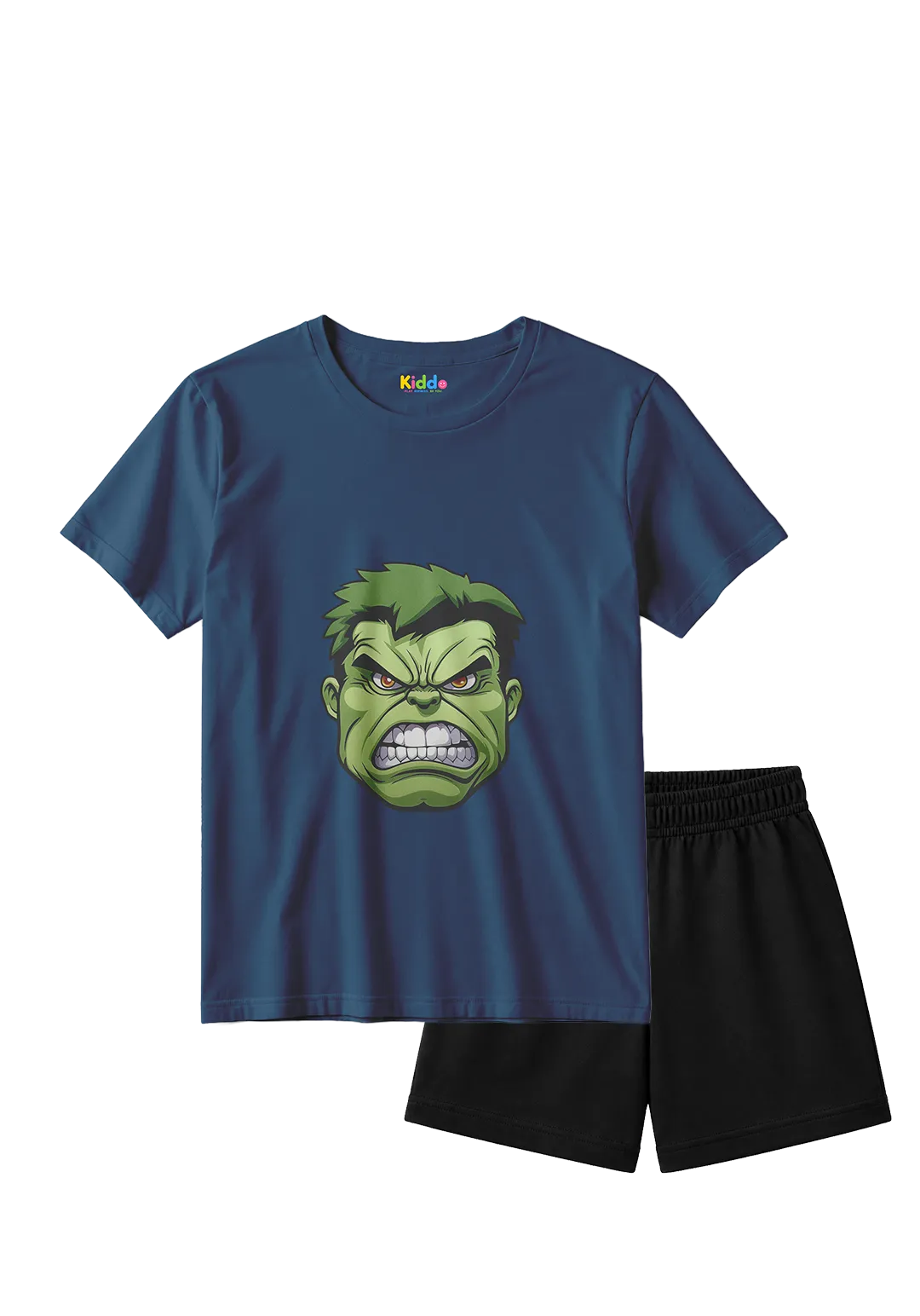 Green Hero Kids T-Shirt & Trouser Set