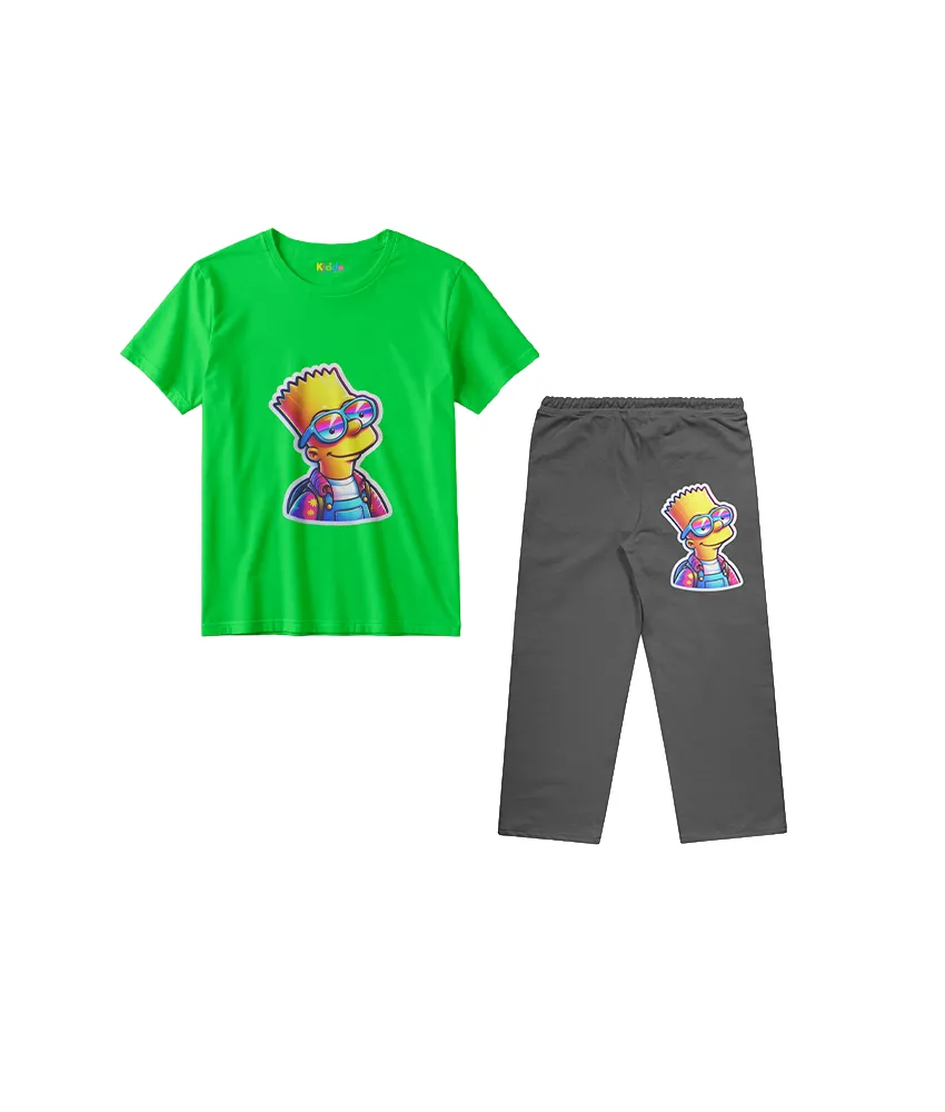 Kids Co-Ord Set Green