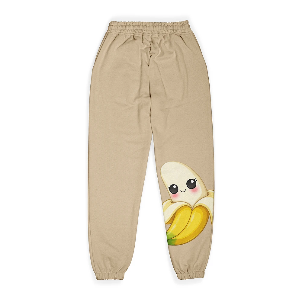 Banana Joggers for Kids – Fun Fruit Print Cotton Jogger Pants - Image 6