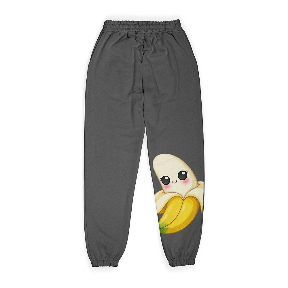 Banana Joggers for Kids – Fun Fruit Print Cotton Jogger Pants - Image 3