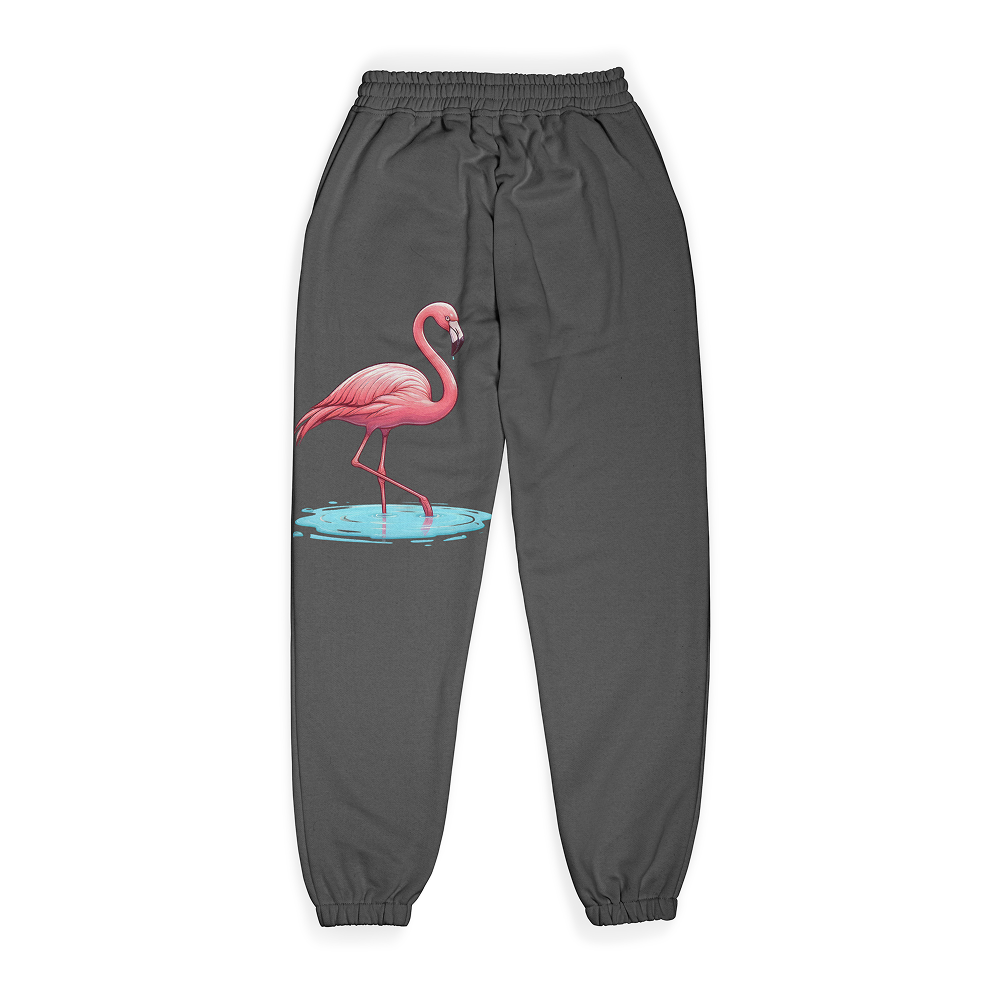 Girls Flamingo Print Jogger Pants