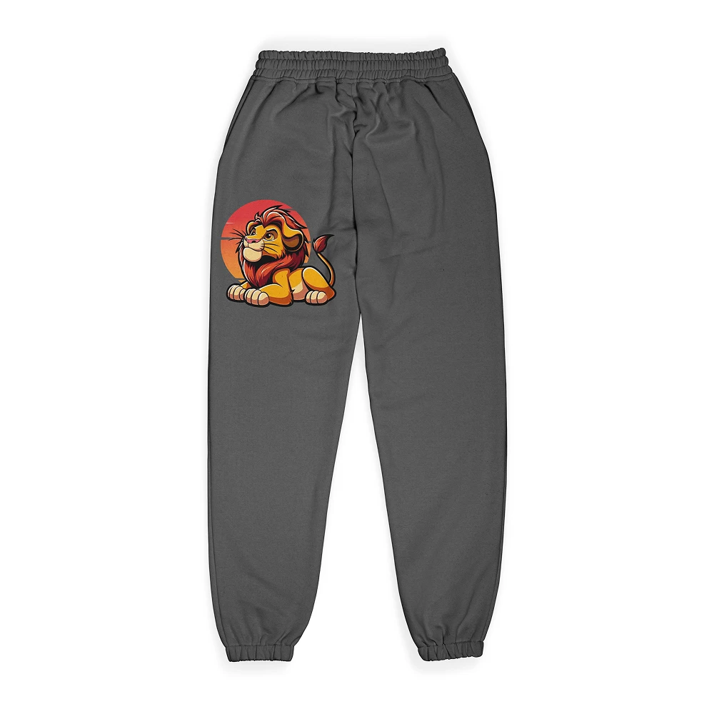 Lion Joggers for Kids – Stylish Cotton Graphic Jogger Pants - Image 4