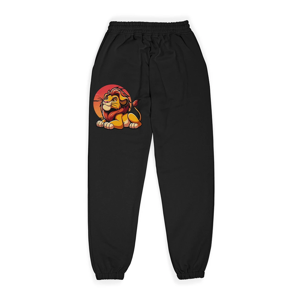 Lion Joggers for Kids – Stylish Cotton Graphic Jogger Pants - Image 2