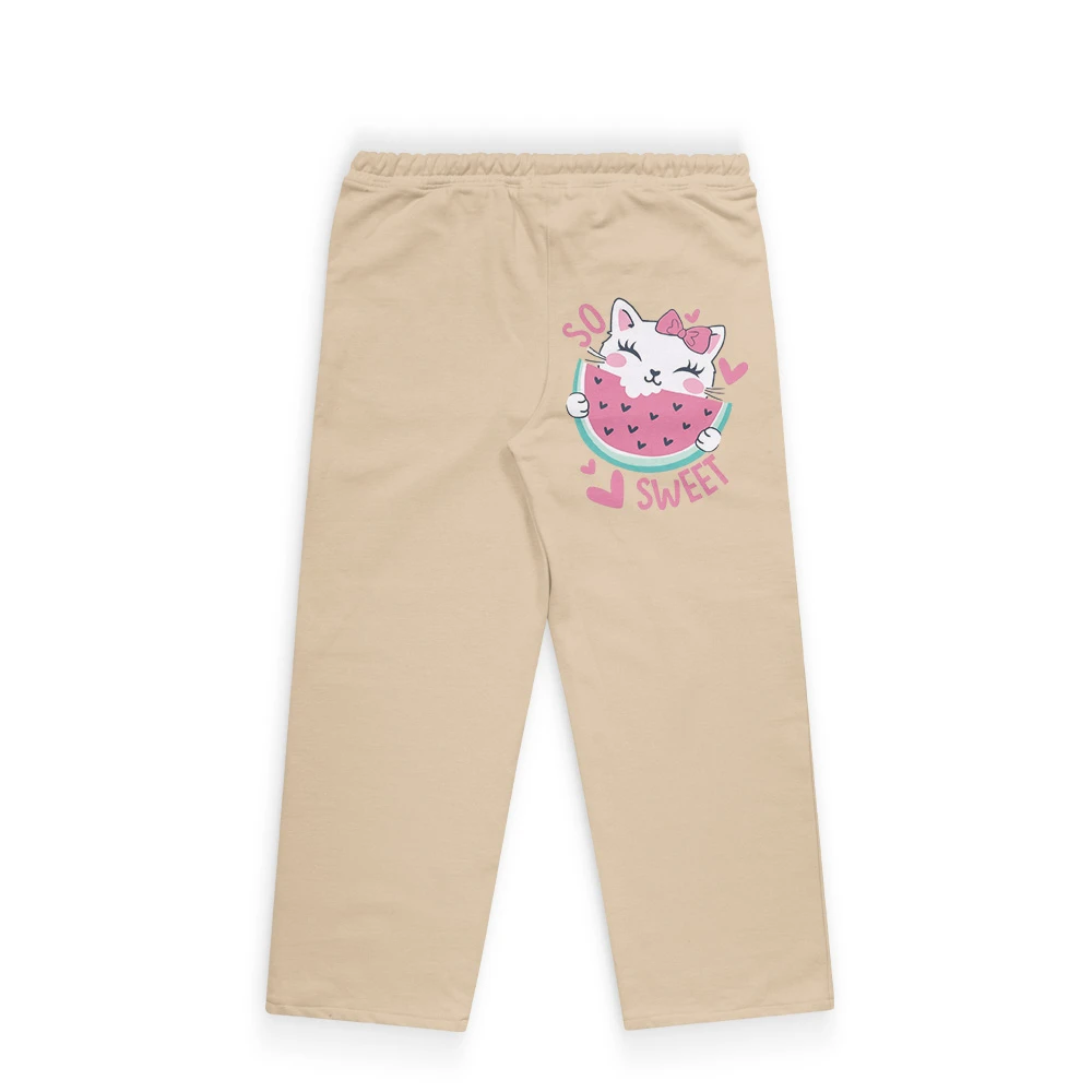 Cat Trousers for Kids – Cute Cat Graphic Cotton Trousers - Image 7