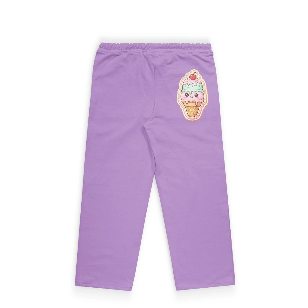 Ice Cream Trousers for Kids – Sweet Treat Graphic Cotton Trousers