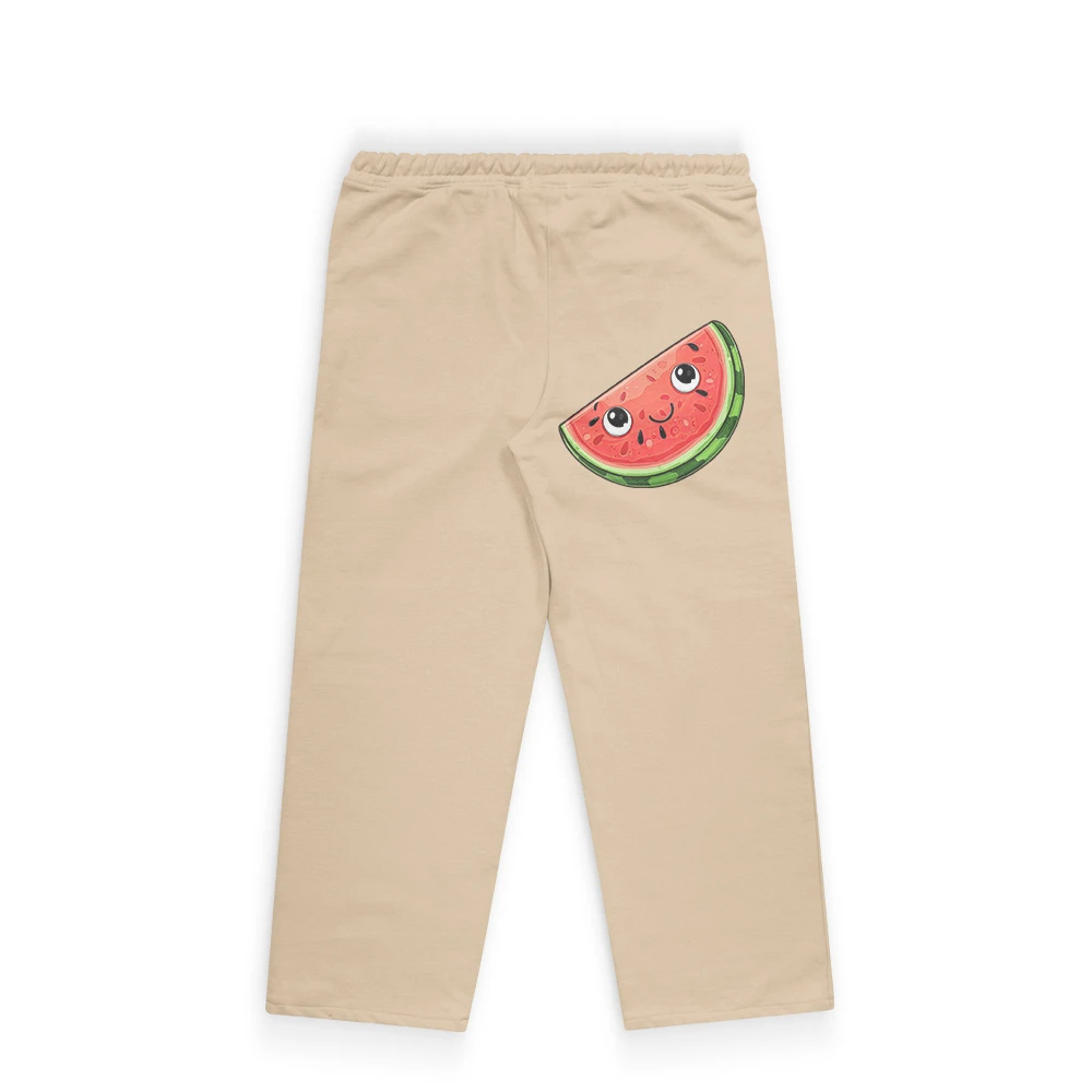 Melon Trousers for Kids – Fun Fruit Graphic Cotton Trousers - Image 6