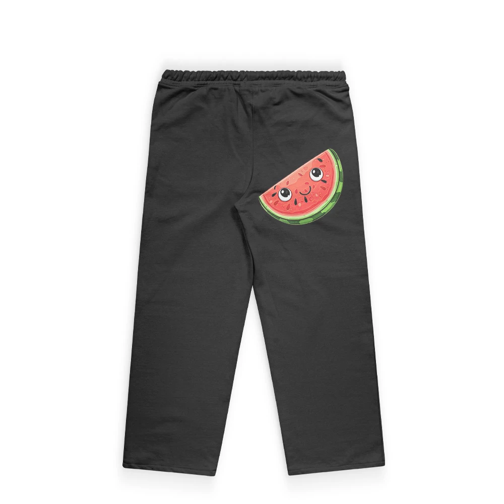 Melon Trousers for Kids – Fun Fruit Graphic Cotton Trousers - Image 3