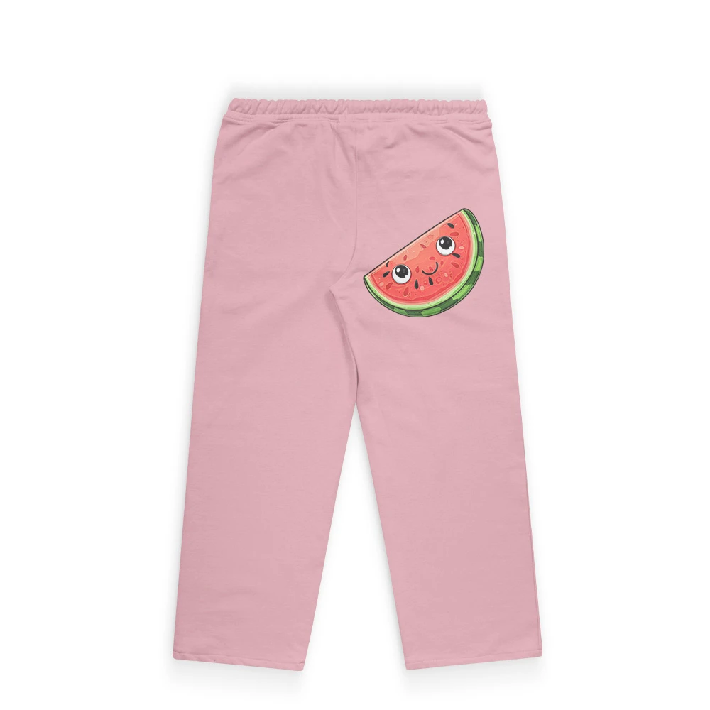 Melon Trousers for Kids – Fun Fruit Graphic Cotton Trousers - Image 2