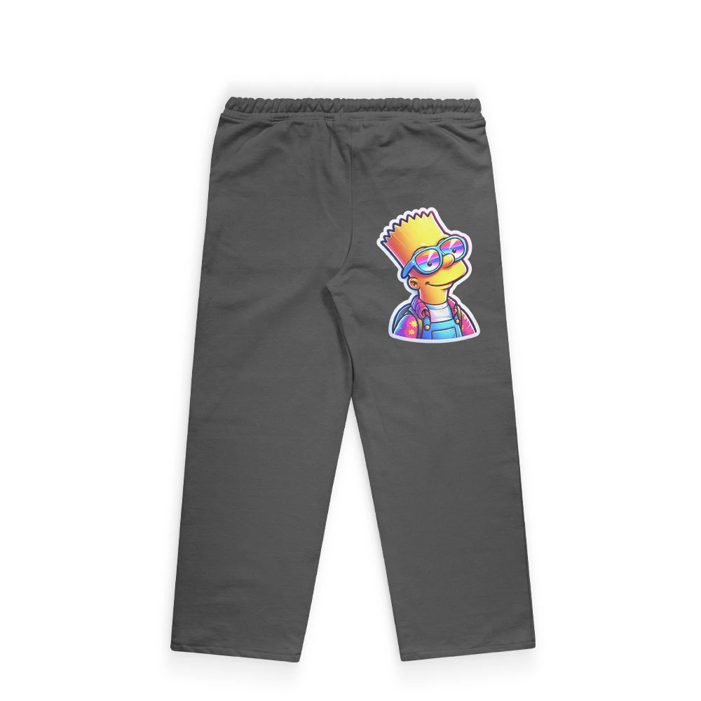 Simpson Trousers for Kids – Cartoon Graphic Cotton Trousers - Image 4