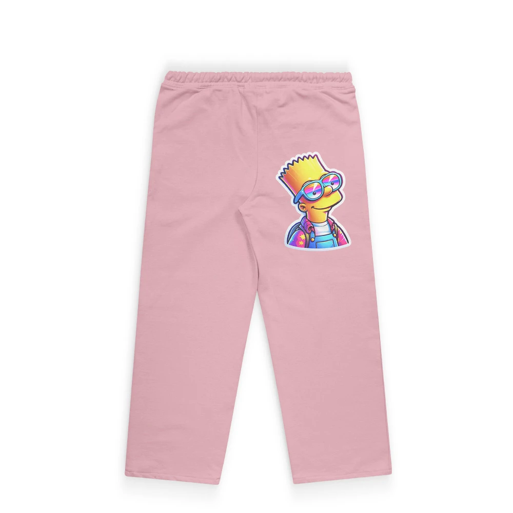 Simpson Trousers for Kids – Cartoon Graphic Cotton Trousers - Image 2