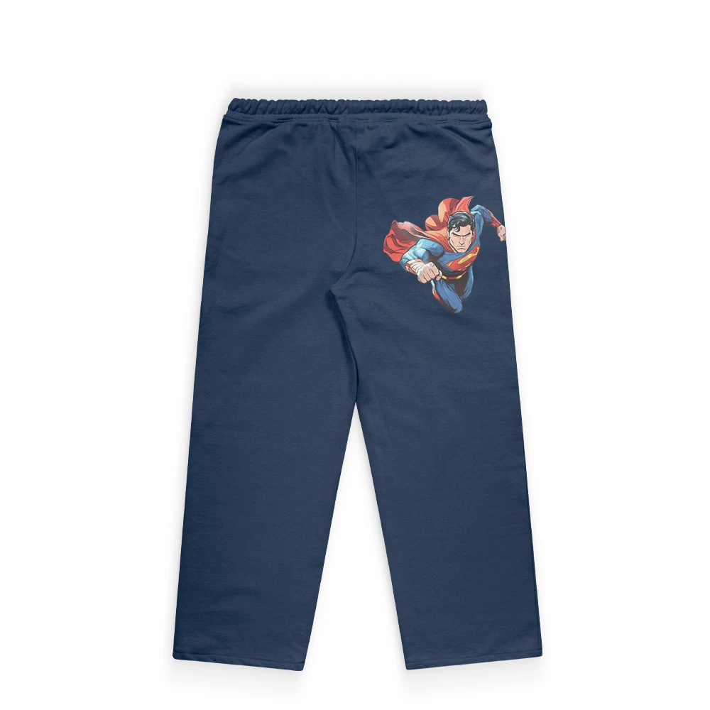 Superman Trousers for Kids – Superhero Graphic Cotton Trousers - Image 5