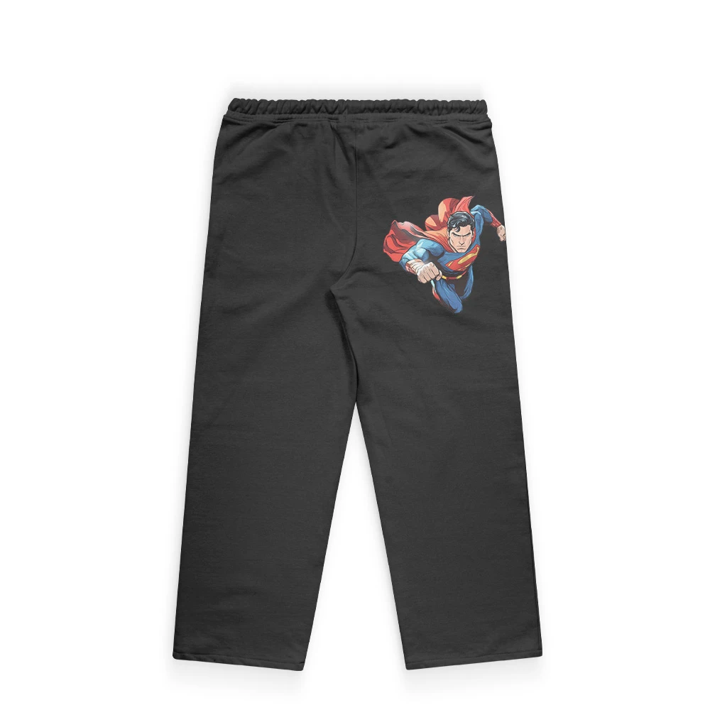 Superman Trousers for Kids – Superhero Graphic Cotton Trousers - Image 3